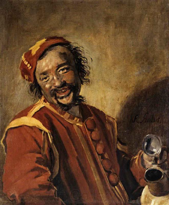Frans Hals Lachende man met kruik Spain oil painting art
